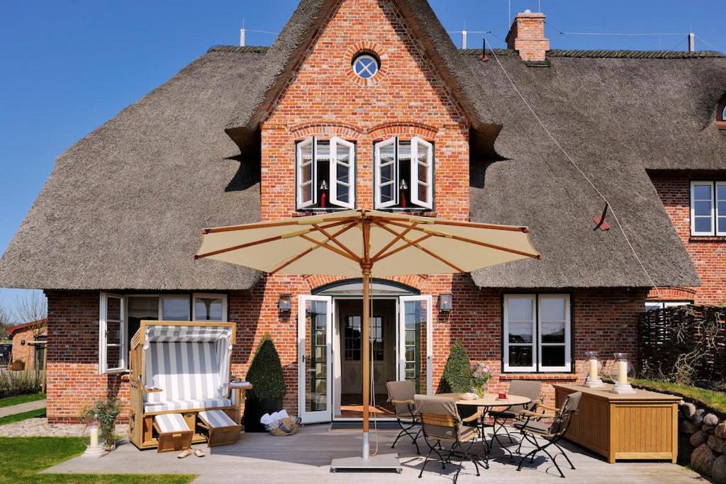 Salzwasserherz Senhoog Luxury Holiday Homes ***** Morsum  Exteriér fotografie